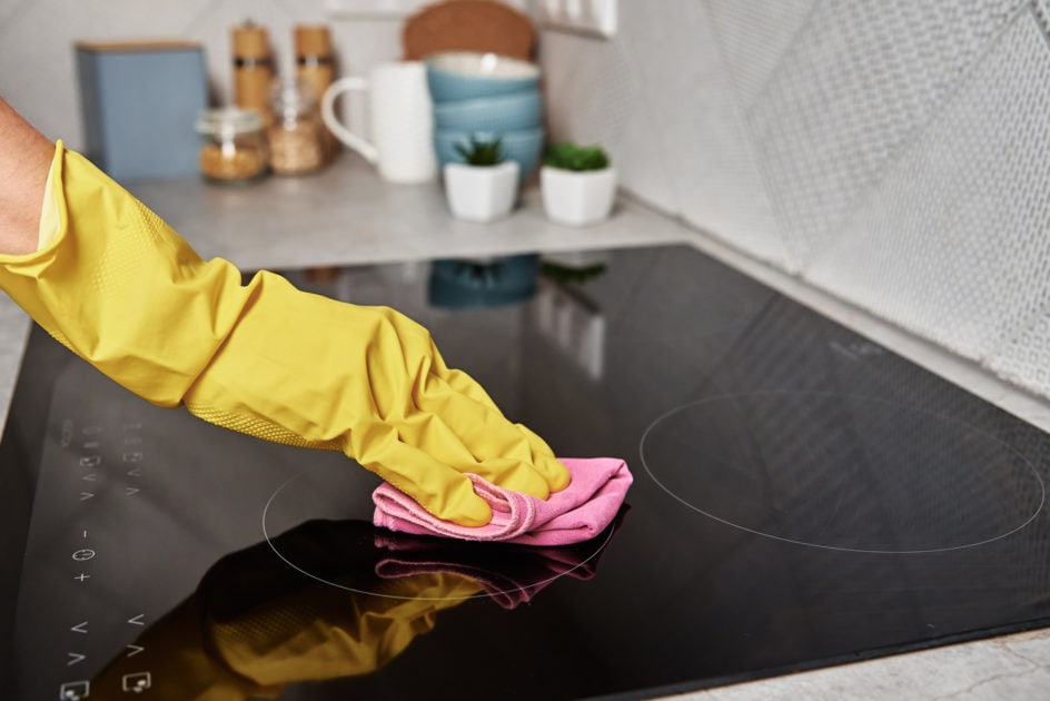cleaning ceramic glass stovetop