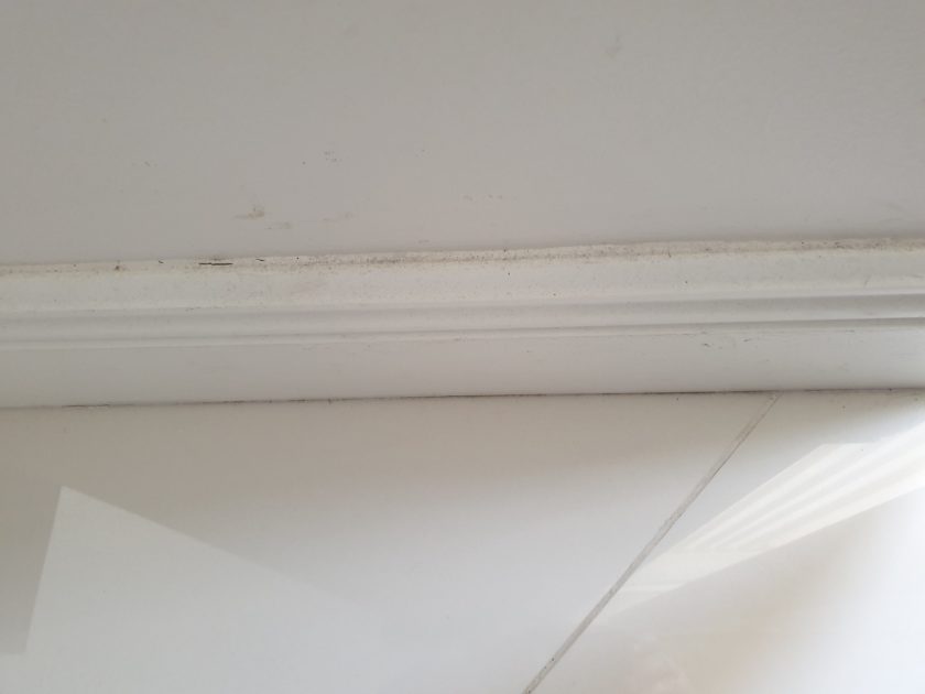 dirty baseboards