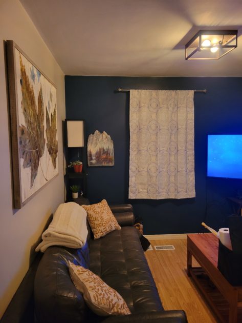 clean living room