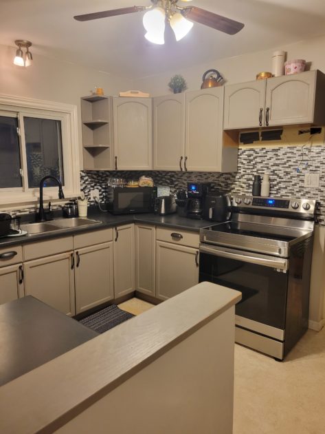 recently cleaned kitchen