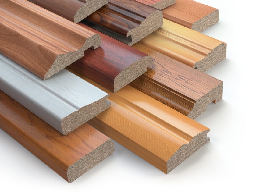 different baseboard materials