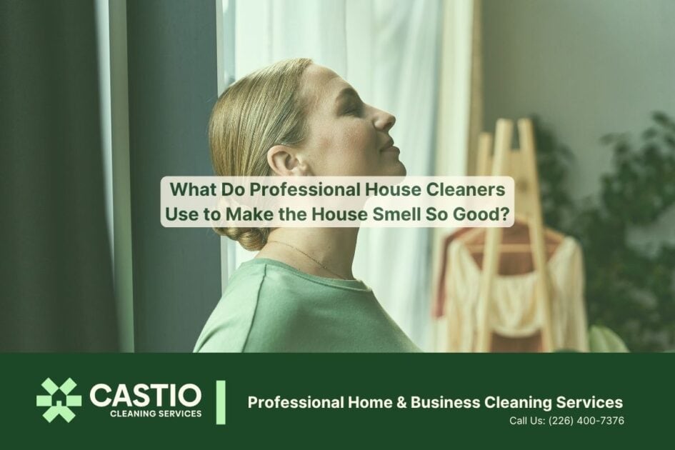 what do professional house cleaners use to make the house smell so good