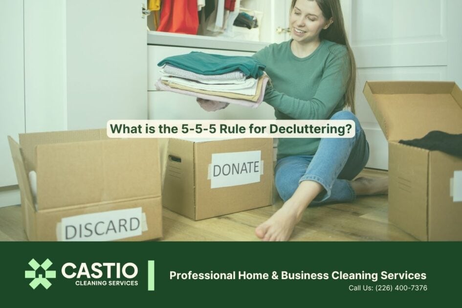 what is the 5-5-5 rule for decluttering